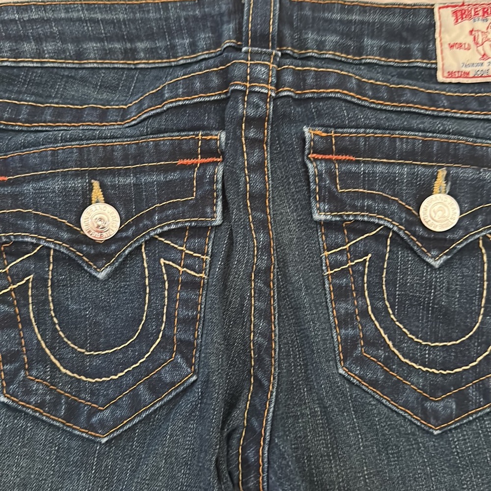AUTHENTIC TEUE RELIGION DARK DENIM JEANS